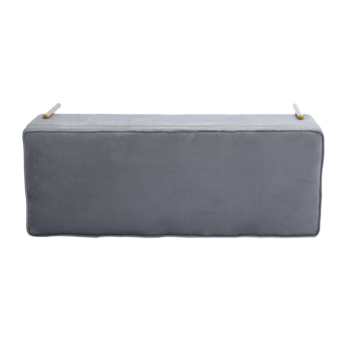 Mercury Row® Schmucker Upholstered Flip Top Storage Bench & Reviews
